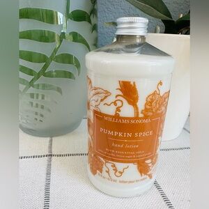 Williams‎ Sonoma Pumpkin Spice Hand Lotion 16 oz